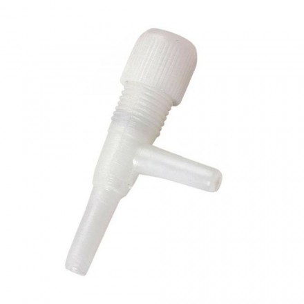 Škrtítko na vzduchovací hadičku - T bílé » Krevetkárium
